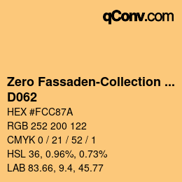 Code couleur: Zero Fassaden-Collection 335 - D062 | qconv.com