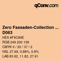 Color code: Zero Fassaden-Collection 335 - D063 | qconv.com