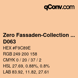 Code couleur: Zero Fassaden-Collection 335 - D063 | qconv.com