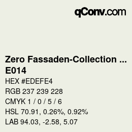 カラーコード: Zero Fassaden-Collection 335 - E014 | qconv.com