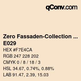 Color code: Zero Fassaden-Collection 335 - E029 | qconv.com