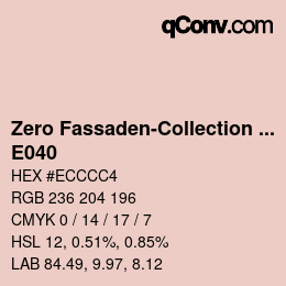 Código de color: Zero Fassaden-Collection 335 - E040 | qconv.com