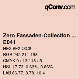 Farbcode: Zero Fassaden-Collection 335 - E041 | qconv.com