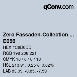 Código de color: Zero Fassaden-Collection 335 - E056 | qconv.com