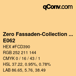 Code couleur: Zero Fassaden-Collection 335 - E062 | qconv.com