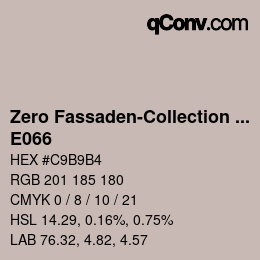 カラーコード: Zero Fassaden-Collection 335 - E066 | qconv.com