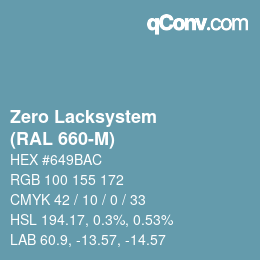 Code couleur: Zero Lacksystem - (RAL 660-M) | qconv.com