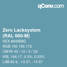 Code couleur: Zero Lacksystem - (RAL 660-M) | qconv.com