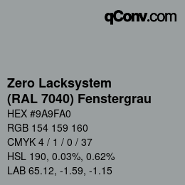 Código de color: Zero Lacksystem - (RAL 7040) Fenstergrau | qconv.com