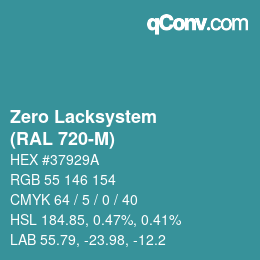 Farbcode: Zero Lacksystem - (RAL 720-M) | qconv.com