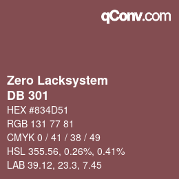 Farbcode: Zero Lacksystem - DB 301 | qconv.com