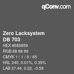 Farbcode: Zero Lacksystem - DB 703 | qconv.com