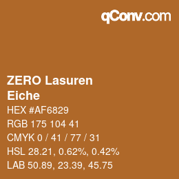 Farbcode: ZERO Lasuren - Eiche | qconv.com