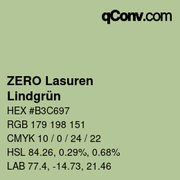 Farbcode: ZERO Lasuren - Lindgrün | qconv.com